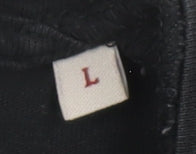 Jack & Jones Men's Black Cotton T-Shirt, Size L, Short Sleeve