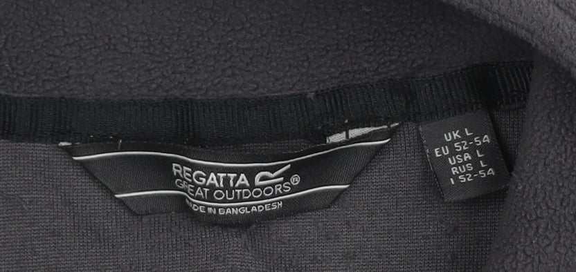 Regatta Men's Black Fleece Pullover Sweatshirt L