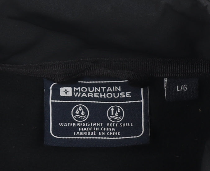 Mountain Warehouse Men's Black Soft Shell Jacket, L
