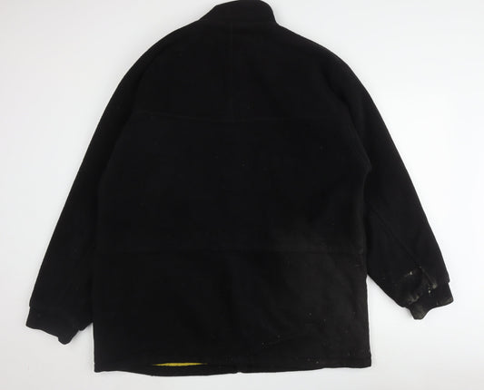 Regatta Men's Black XL Basic Jacket, Stand-Up Collar