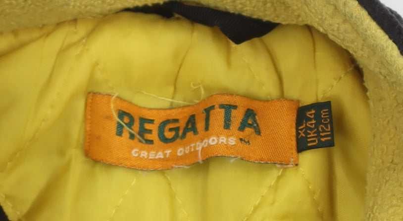 Regatta Men's Black XL Basic Jacket, Stand-Up Collar
