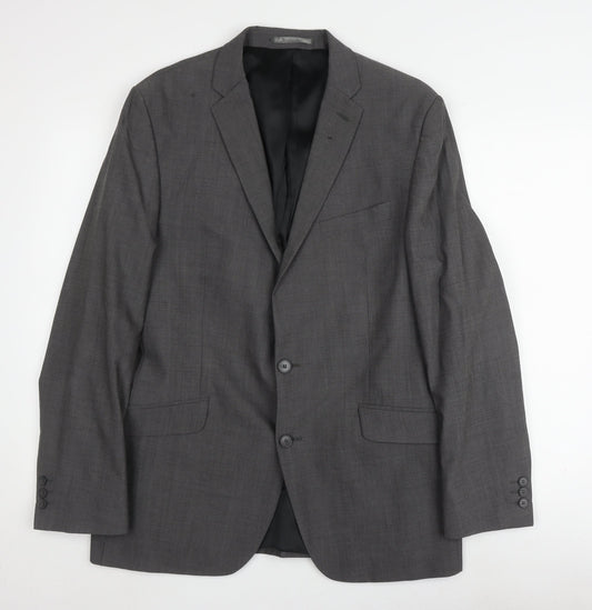 Jeff Banks Men's Grey Regular Fit Blazer 42R