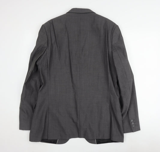 Jeff Banks Men's Grey Regular Fit Blazer 42R