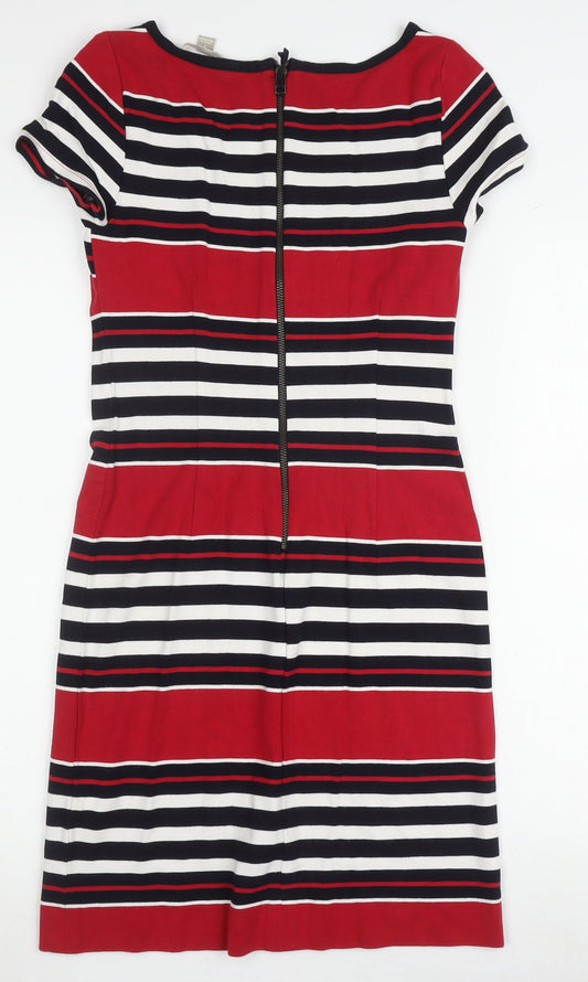 Banana Republic Women's Striped Sheath Dress UK 8