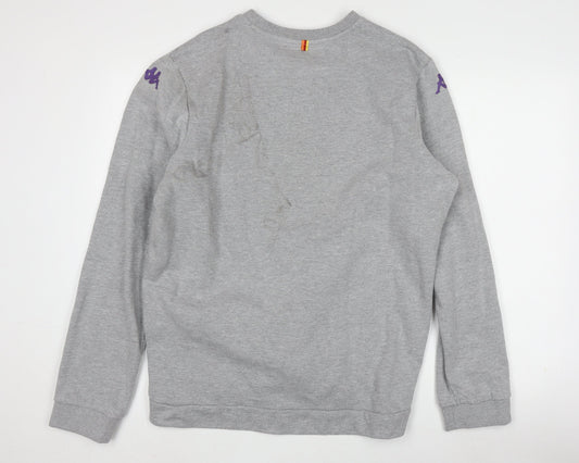 Kappa Mens XL Grey Pullover Sweatshirt