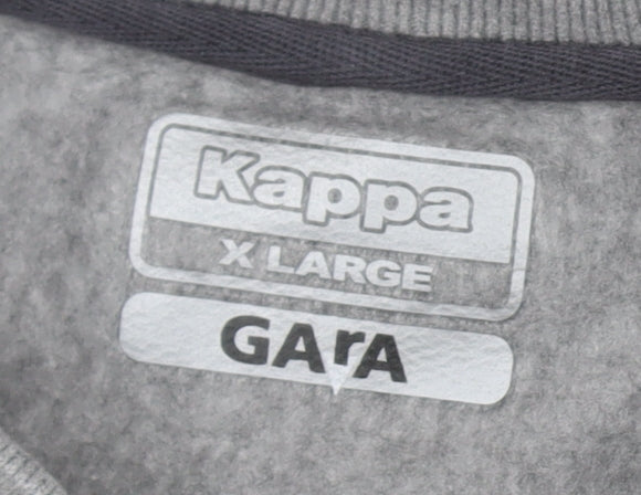 Kappa Mens XL Grey Pullover Sweatshirt