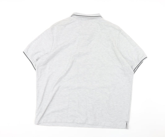 Slazenger Men's Grey 2XL Polo Shirt