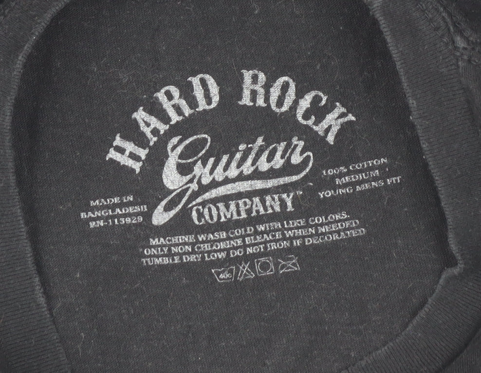 Hard Rock Women's Black Medium Music T-Shirt