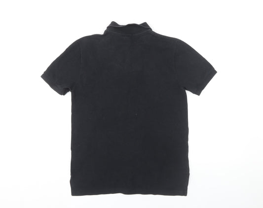 Ralph Lauren Black Polo M Unisex Short Sleeve Cotton