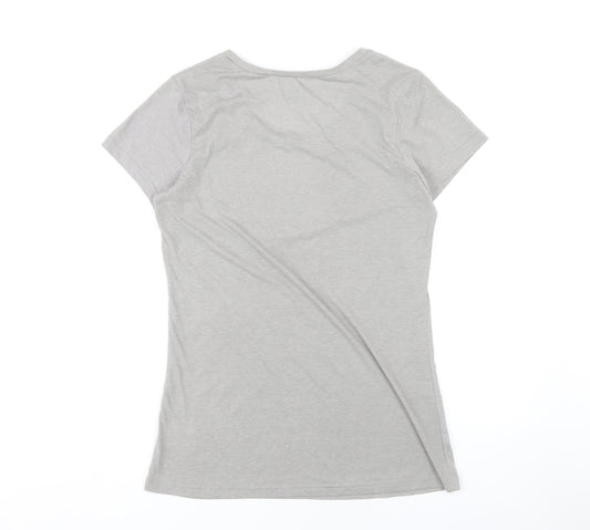 Disney Parks Women's Grey T-Shirt L - Mickey Mouse