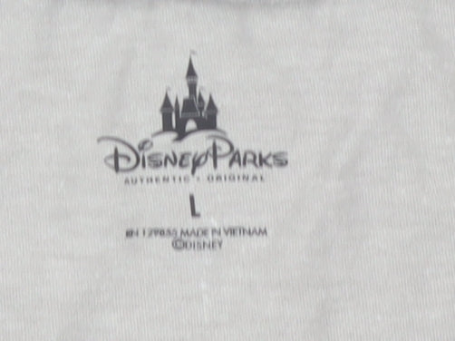 Disney Parks Women's Grey T-Shirt L - Mickey Mouse