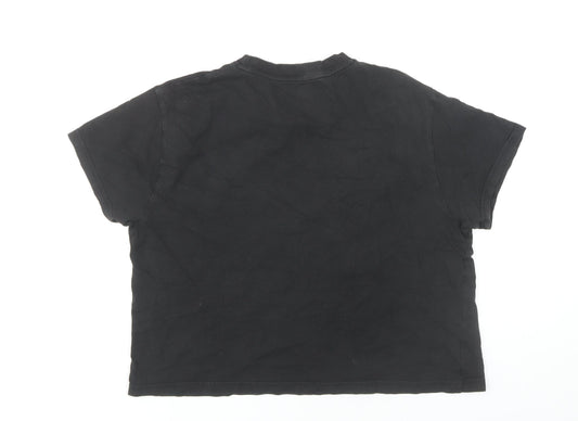 Puma Black Unisex Classic Fit Crew Neck T-Shirt L