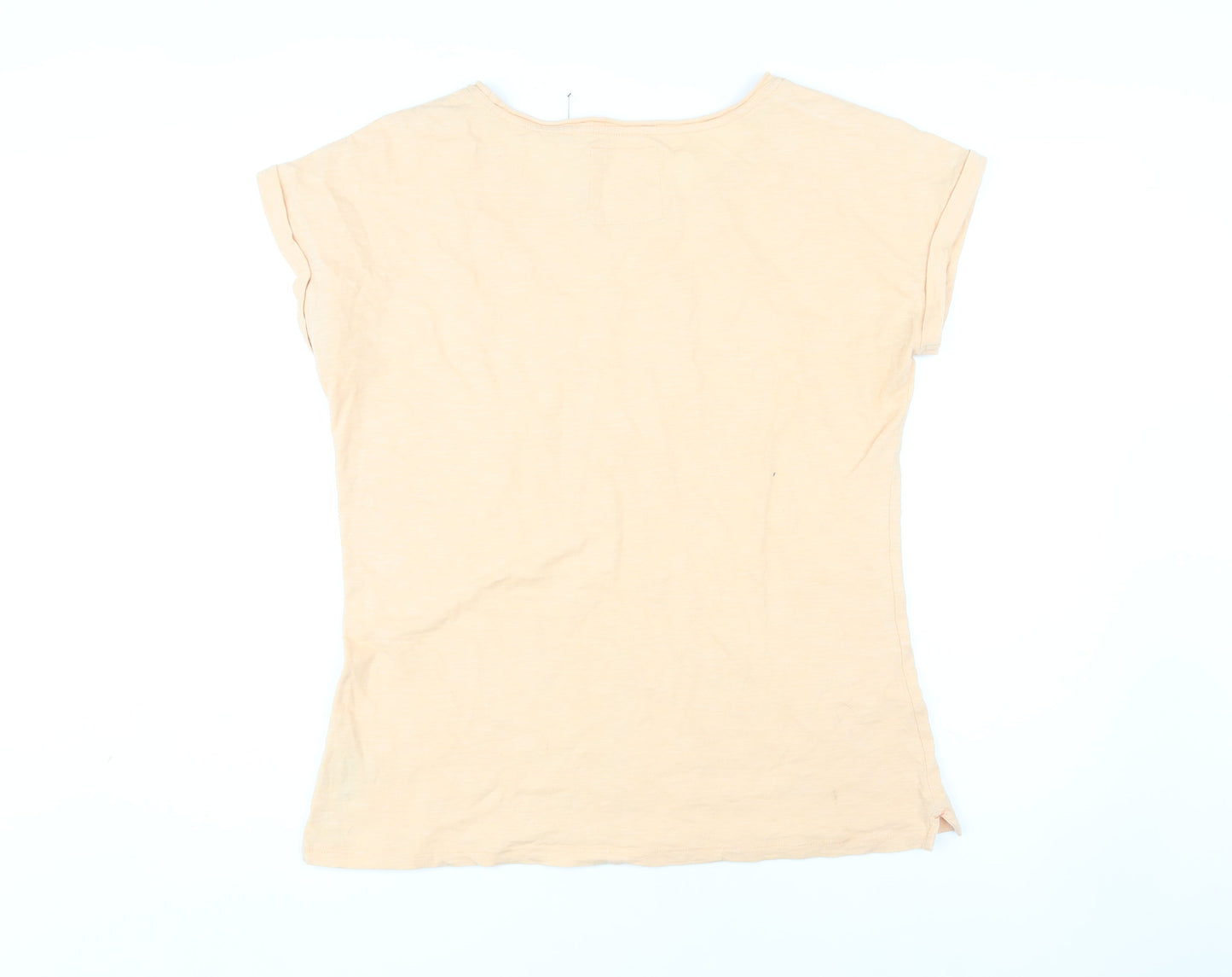 FatFace Women's Beige Cotton T-Shirt Size 10