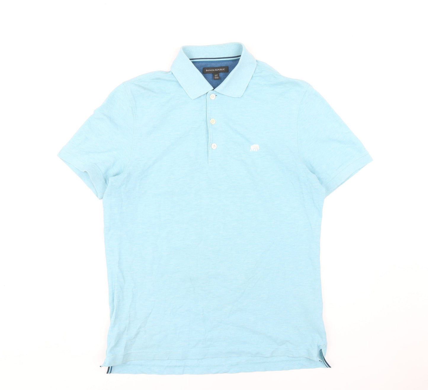 Banana Republic Men's Blue Polo Shirt, Size S, Casual Short Sleeve