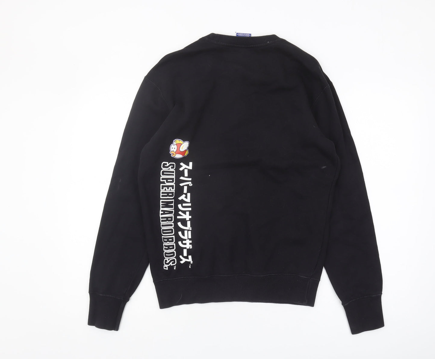 Champion Men's Black S Sweatshirt Pullover Embroidered Graphic