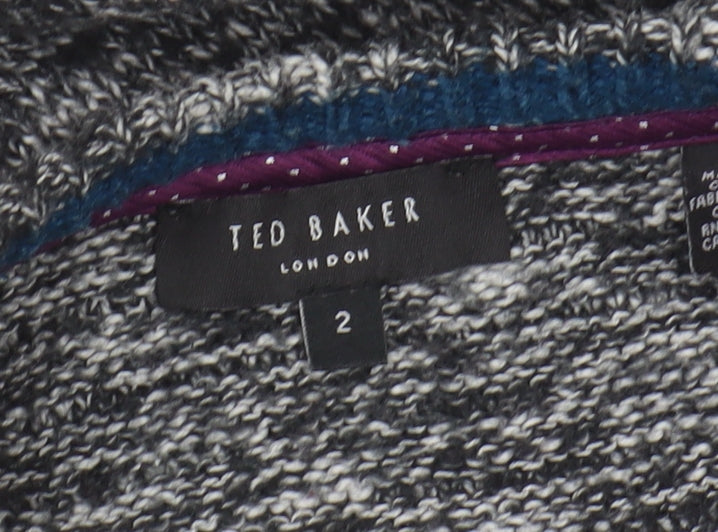 Ted Baker Women’s Grey Pullover Jumper Size 10