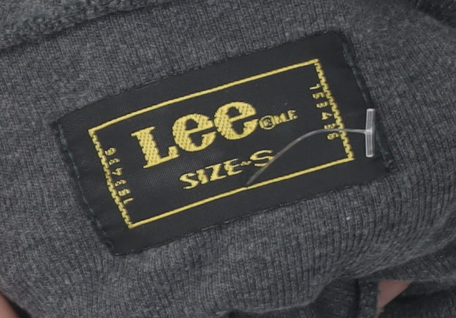 Lee Unisex Adults Grey Roll Neck Long Sleeve Top S