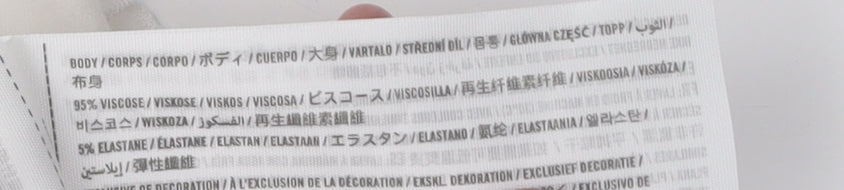 Hollister Women's White High Rise Skirt S