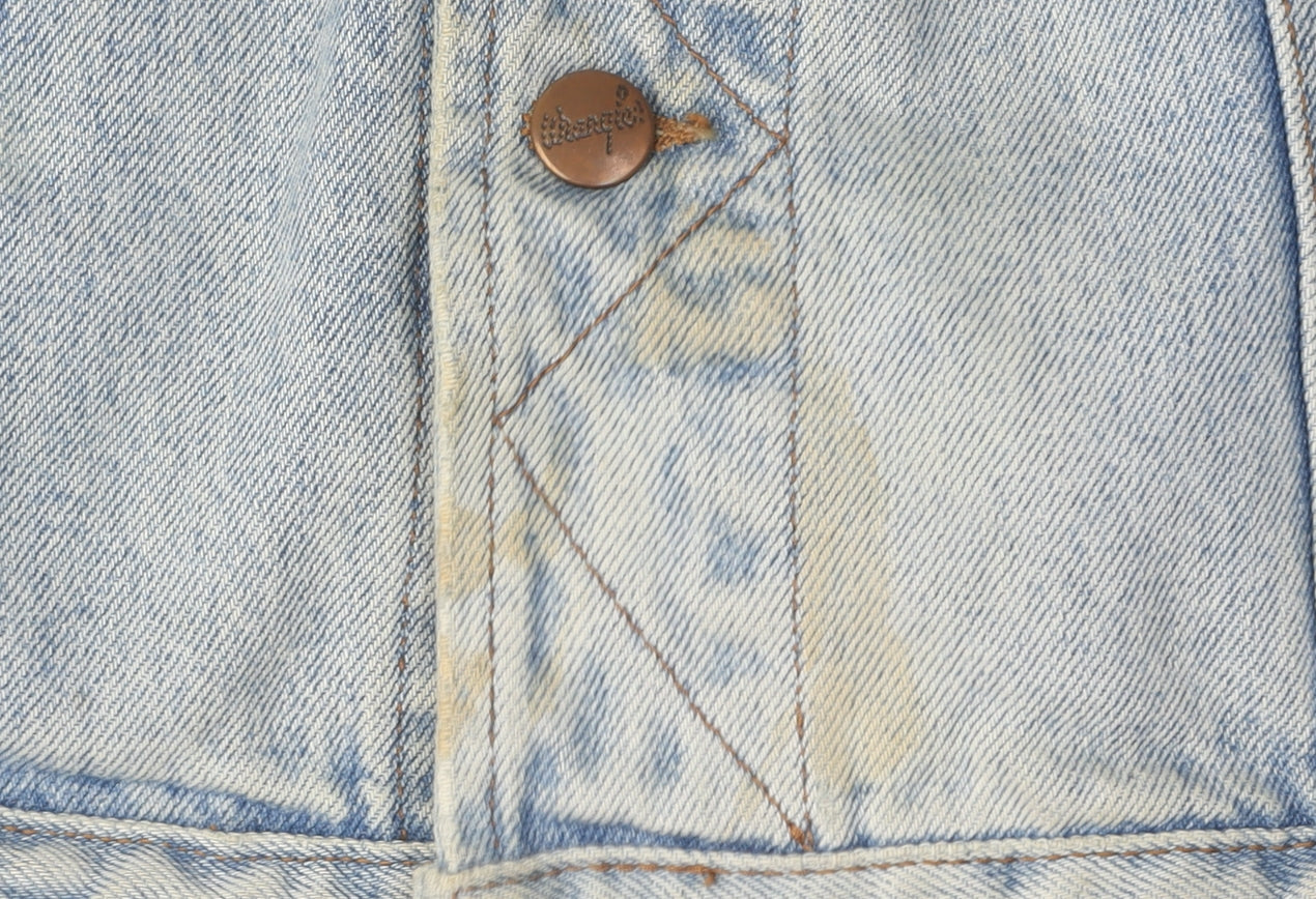Wrangler Unisex Blue Denim Jacket M Classic Style