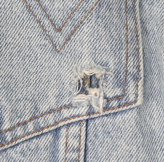 Wrangler Unisex Blue Denim Jacket M Classic Style