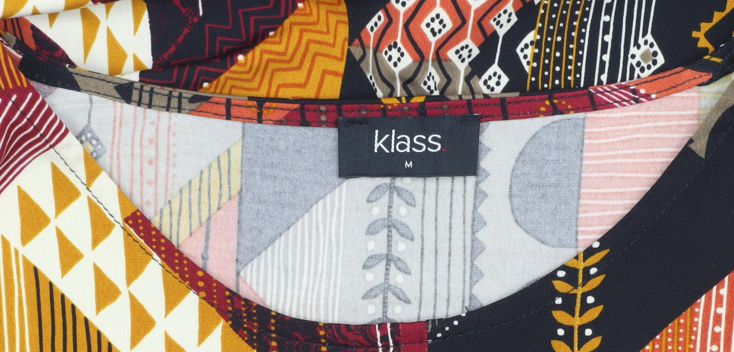 Klass Women's Multicoloured Tunic Blouse Size M