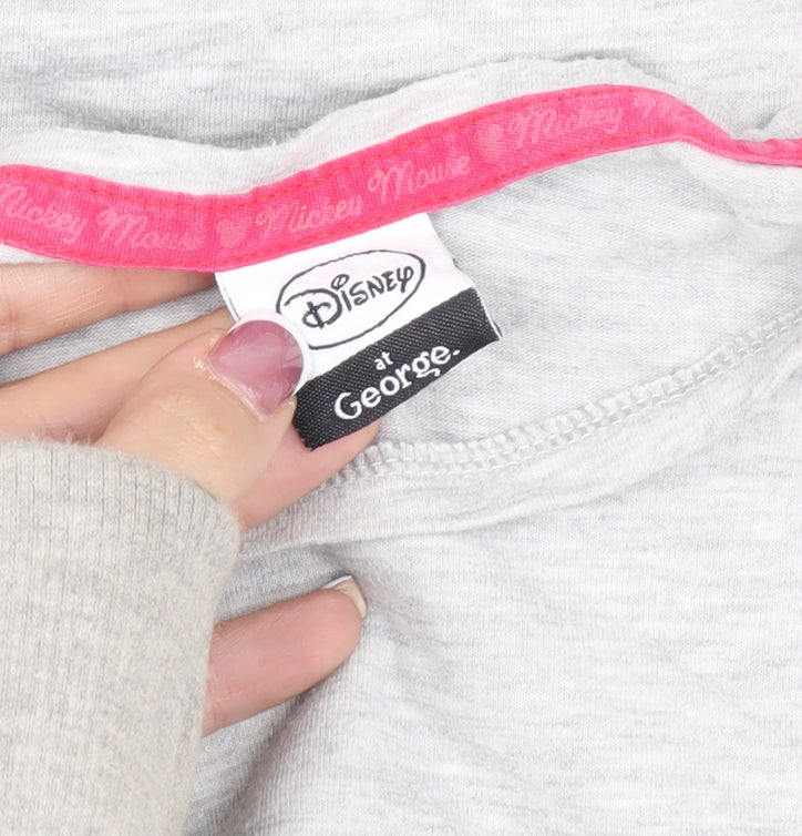 Disney at George Women's Grey Mickey T-Shirt Size 14