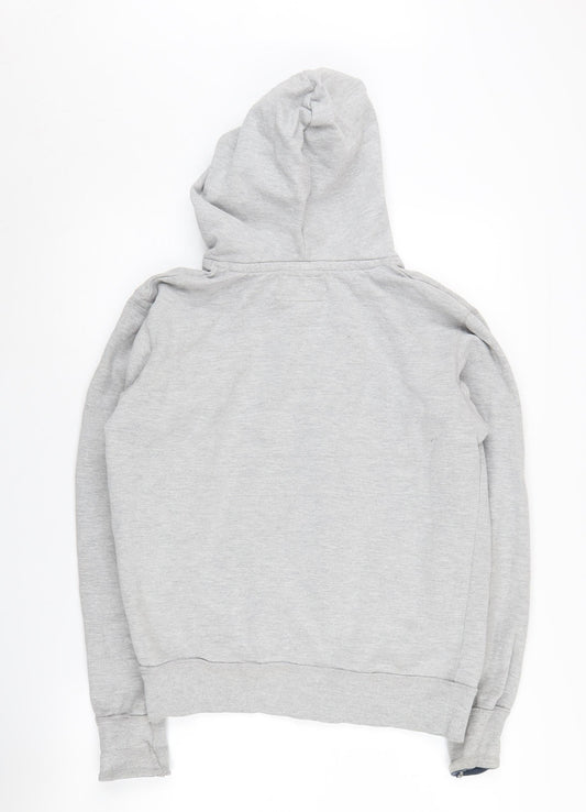 Soulcal Men's Grey Full Zip Hoodie M