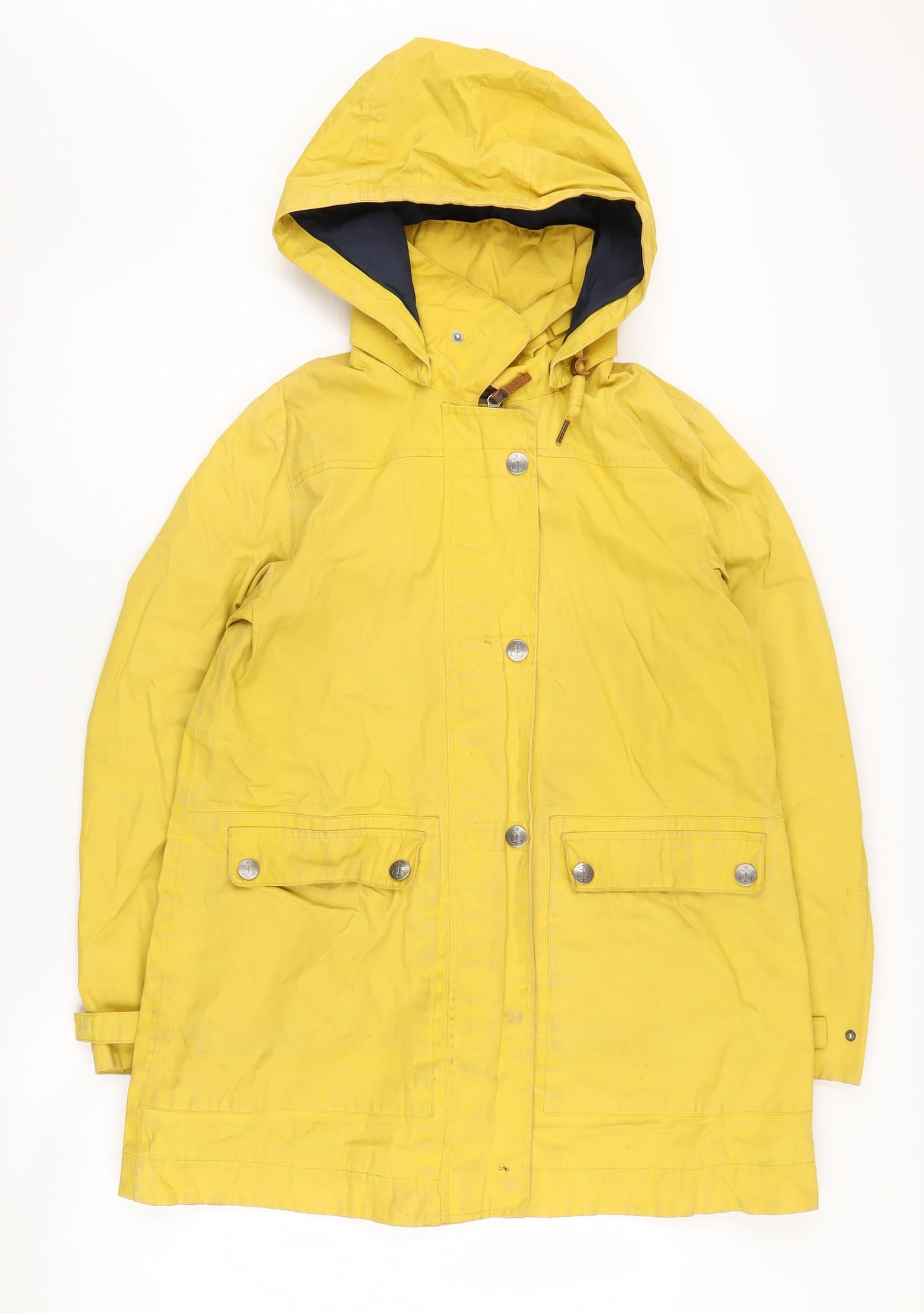 Seasalt Women's Yellow Rain Coat Jacket UK 10
