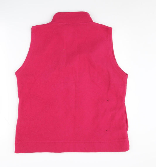 EWM Women's Red Fleece Waistcoat L