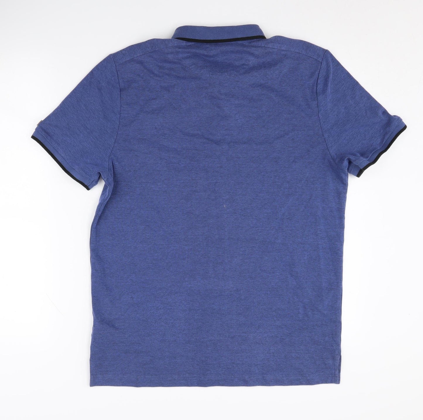 DKNY Men's Blue Polo Shirt Size M Collared Short Sleeve