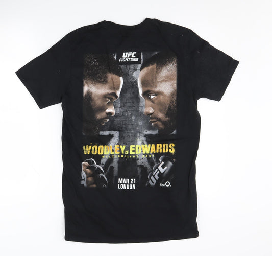 UFC Men's Black London T-Shirt M - Sports Theme