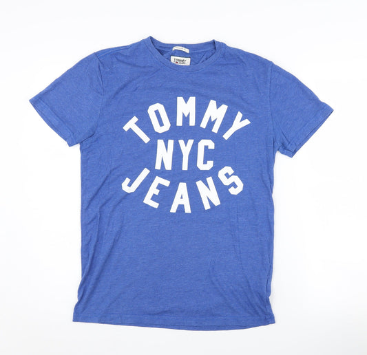 Tommy Jeans Blue XS Graphic T-Shirt for Men