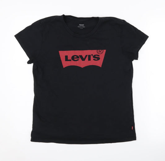 Levi's Men's Black Graphic Print T-Shirt M