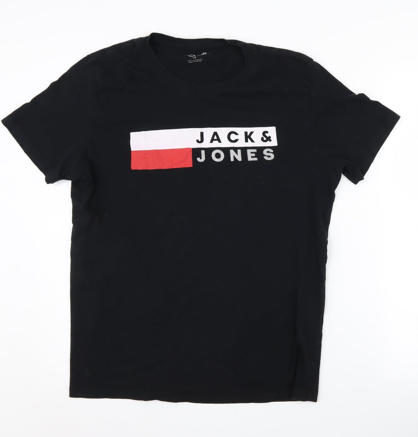 Jack & Jones Men's Black M Graphic T-Shirt