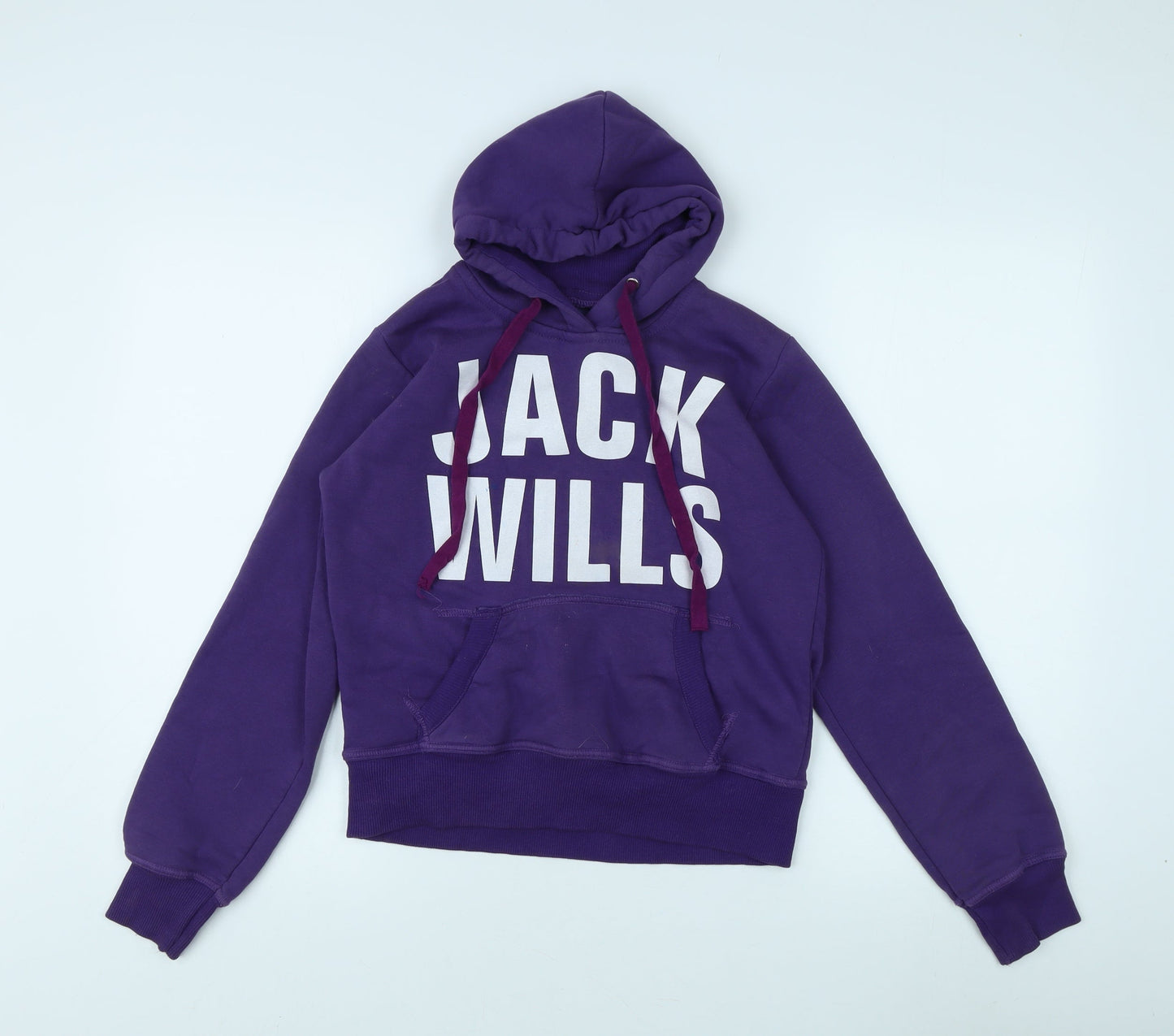 Jack Wills Women's Purple Pullover Hoodie, M