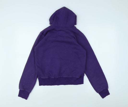 Jack Wills Women's Purple Pullover Hoodie, M