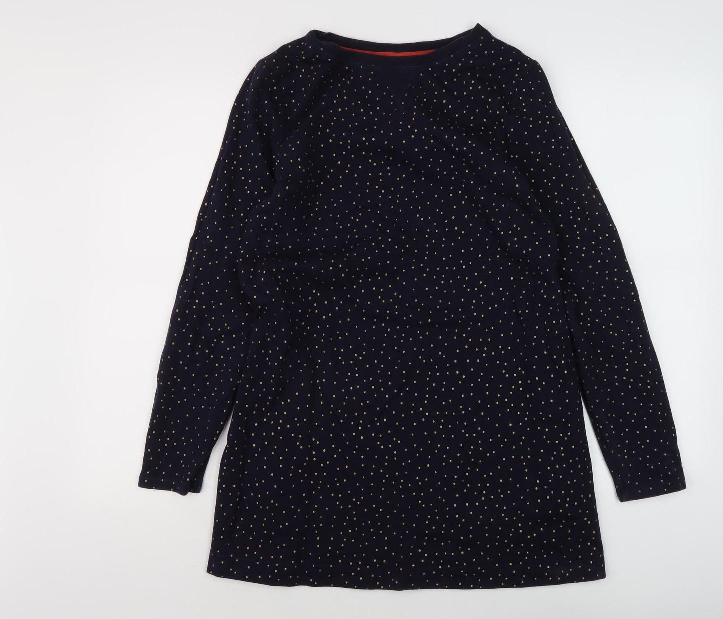 Boden Women's Blue Polka Dot Long Sleeve Dress