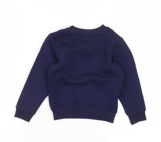 McKenzie Unisex Kids Blue Pullover Sweatshirt 3 Years