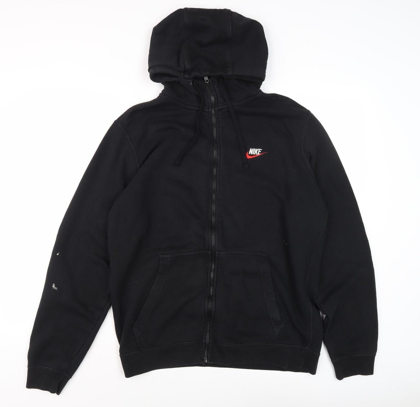 Nike Men's Black Full Zip Hoodie Large