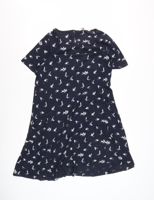 FatFace Women's Blue Jersey Dress, Size 12