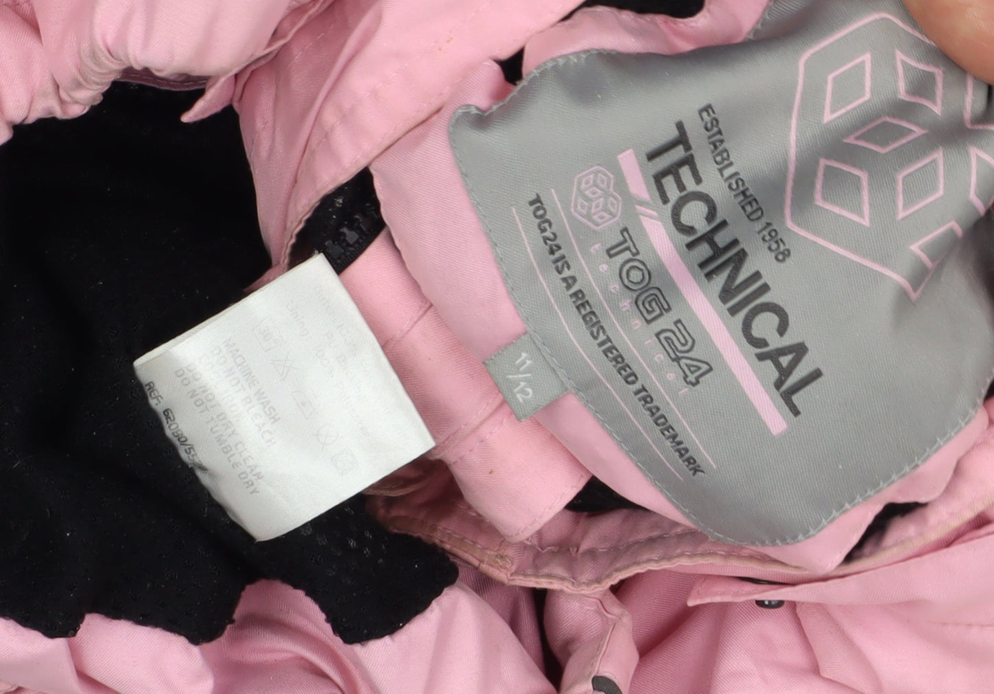 TOG 24 Women's Pink Waterproof Hooded Jacket Size 12