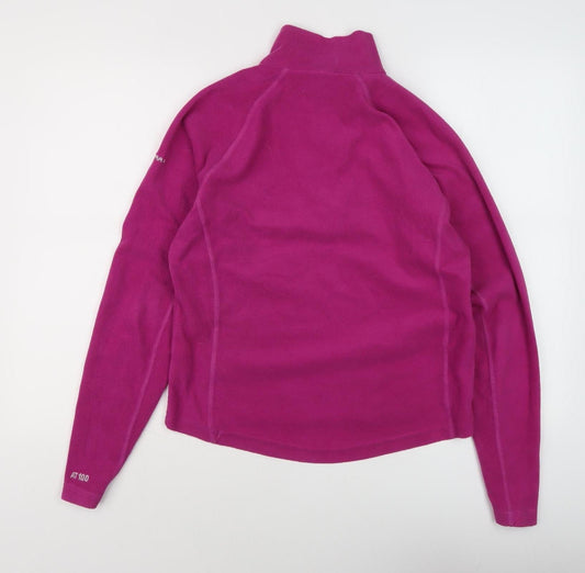 Trespass Women's Pink Fleece Sweatshirt L Zip