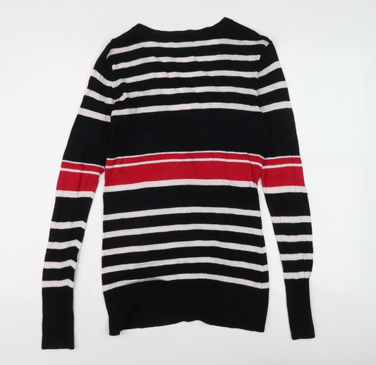 Womens UK 12 Regular Laura Ashley Black Cardigan