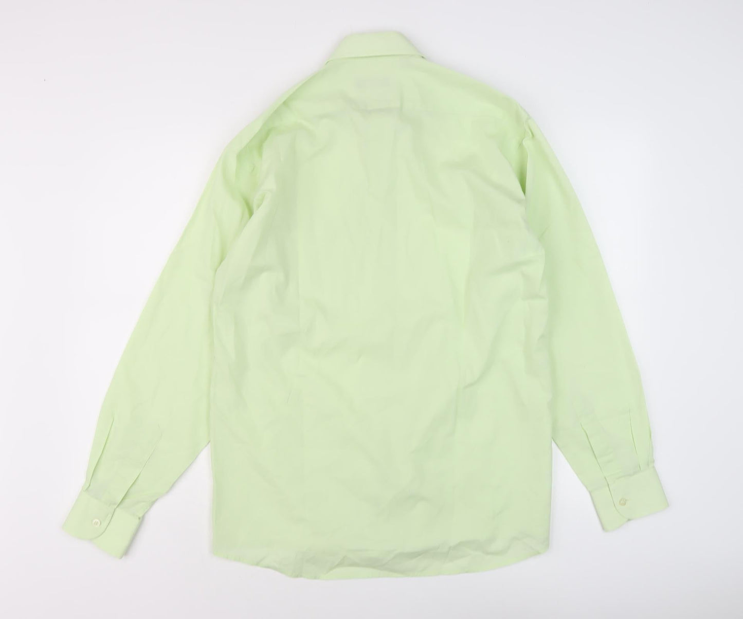 Pierre Cardin Men's Green Dress Shirt, 17, New