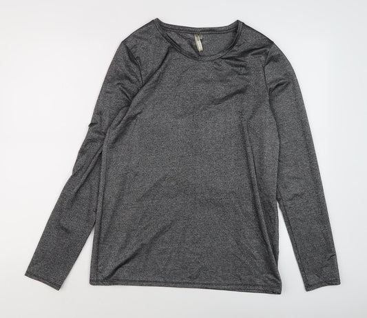 Womens UK Size M Banana Republic Grey Nylon Blend Blouse