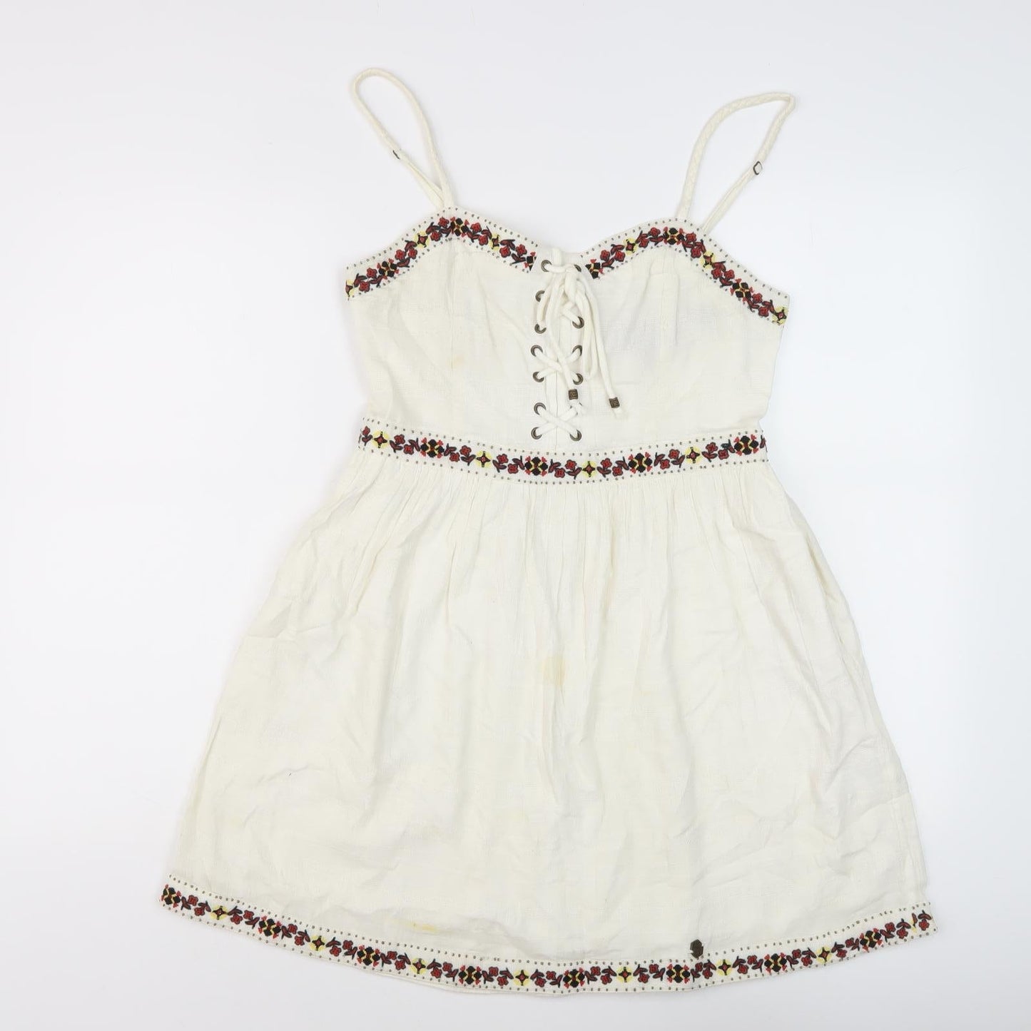 Superdry Women's Ivory Slip Dress Size 8