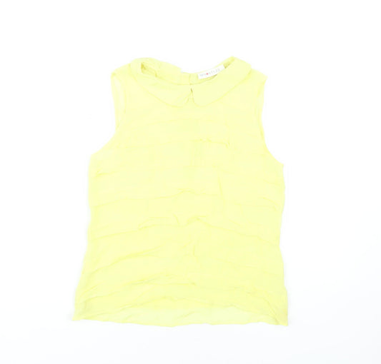Womens UK Size 8 Whistles Yellow Blouse