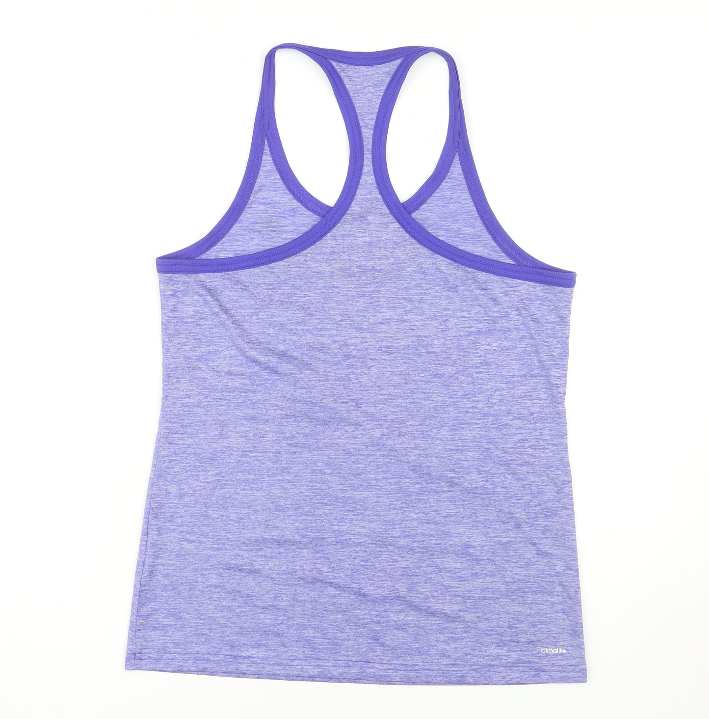 Adidas Women’s Purple Tank Top - Small, Breathable Gym Training