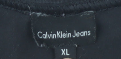 Calvin Klein Jeans Men's Black XL Long Sleeve T-Shirt