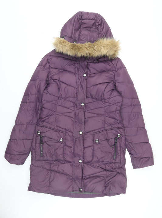 Tog Twenty Four Women's Purple Puffer Jacket Size 10